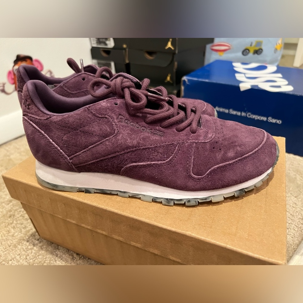 Purple Reeboks